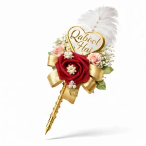 Decorated Pen for Nikkah | Fancy Bridal Signature Pen  by Alburhanstudio